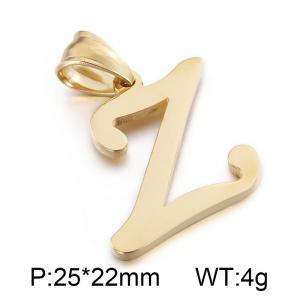 Stainless Steel Gold-plating Pendant - KP54504-CD