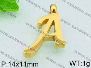 Stainless Steel Gold-plating Pendant - KP55614-JE