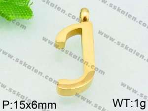 Stainless Steel Gold-plating Pendant - KP55623-JE