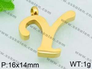 Stainless Steel Gold-plating Pendant - KP55638-JE