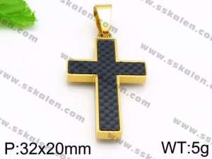 Stainless Steel Cross Pendant - KP56871-JE