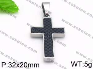 Stainless Steel Cross Pendant - KP56872-JE