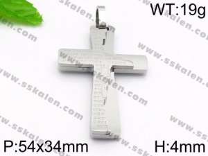 Stainless Steel Cross Pendant - KP56880-JE