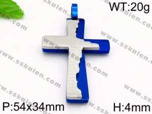 Stainless Steel Cross Pendant - KP56883-JE