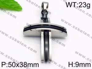 Stainless Steel Cross Pendant - KP56900-JE