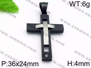 Stainless Steel Cross Pendant - KP56908-JE