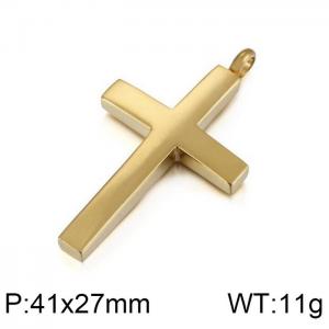 Stainless Steel Cross Pendant - KP57171-BD