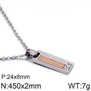 SS Rose Gold-plating Pendant - KP59938-JE