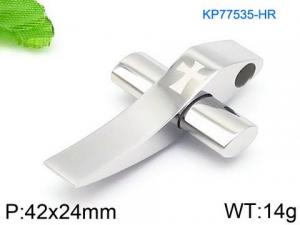 Stainless Steel Cross Pendant - KP77535-HR