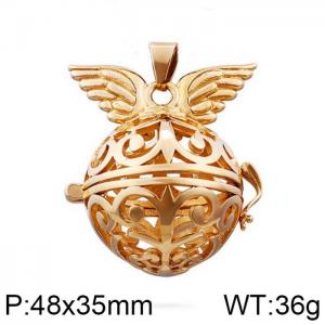 Stainless Steel Gold-plating Pendant - KP77814-K