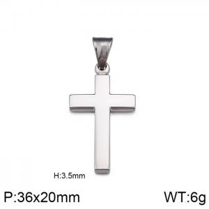 Stainless Steel Cross Pendant - KP77983-Z