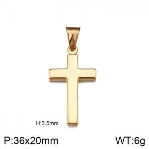 Stainless Steel Cross Pendant - KP77984-Z