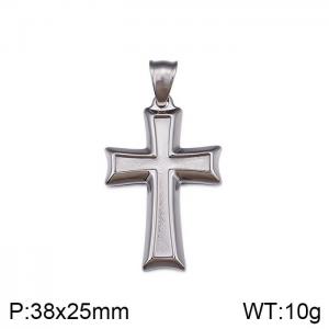 Stainless Steel Cross Pendant - KP77986-Z