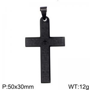 Stainless Steel Cross Pendant - KP78871-JE