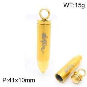 Stainless Steel Gold-plating Pendant - KP78892-K