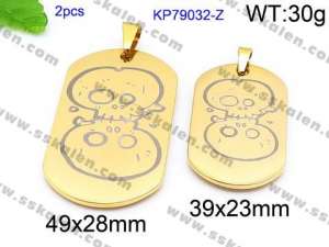 Stainless Steel Lover Pendant - KP79032-Z