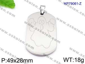 Stainless Steel Popular Pendant - KP79061-Z