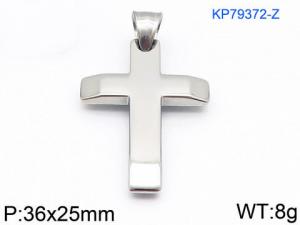 Stainless Steel Cross Pendant - KP79372-Z