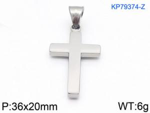 Stainless Steel Cross Pendant - KP79374-Z