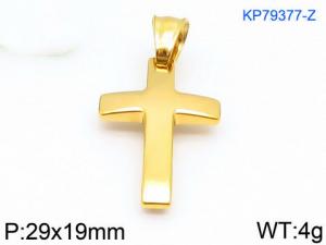 Stainless Steel Cross Pendant - KP79377-Z