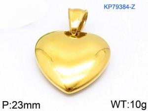 Stainless Steel Gold-plating Pendant - KP79384-Z