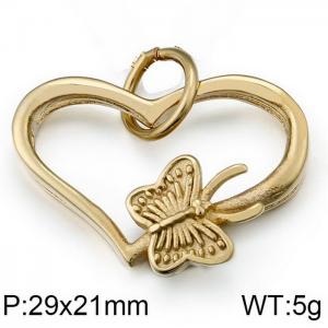 Stainless Steel Gold-plating Pendant - KP79994-K