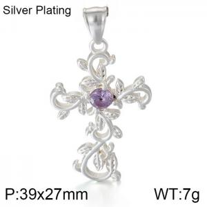 Silver-plating Pendant - KP80203-K