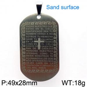 Stainless Steel Popular Pendant - KP80590-Z