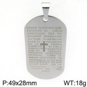 Stainless Steel Popular Pendant - KP80622-Z