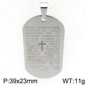 Stainless Steel Popular Pendant - KP80623-Z