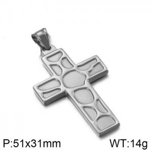 Stainless Steel Cross Pendant - KP80849-Z