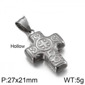 Stainless Steel Cross Pendant - KP80856-Z