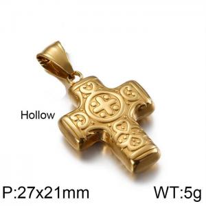 Stainless Steel Cross Pendant - KP80857-Z