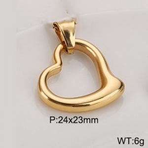 Stainless Steel Gold-plating Pendant - KP80864-Z
