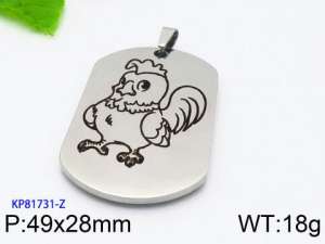 Stainless Steel Popular Pendant - KP81731-Z