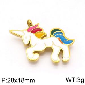 Stainless Steel Gold-plating Pendant - KP81929-K