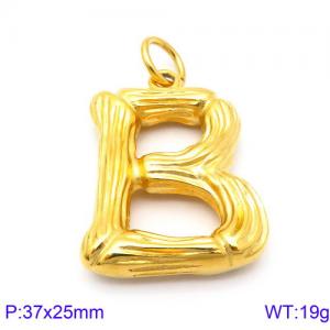 Stainless Steel Gold-plating Pendant - KP82098-KHX
