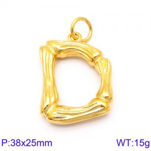 Stainless Steel Gold-plating Pendant - KP82100-KHX