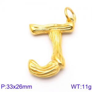 Stainless Steel Gold-plating Pendant - KP82106-KHX