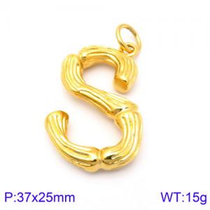 Stainless Steel Gold-plating Pendant - KP82115-KHX