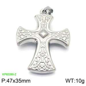 Stainless Steel Cross Pendant - KP82289-Z