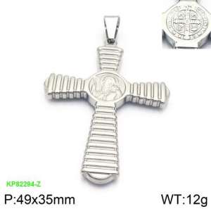 Stainless Steel Cross Pendant - KP82294-Z