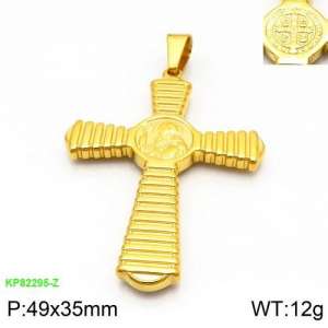 Stainless Steel Cross Pendant - KP82295-Z