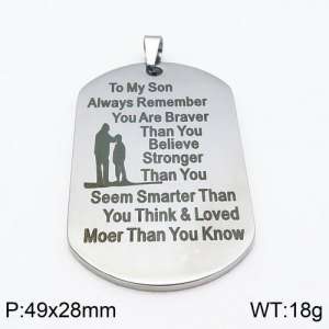 Stainless Steel Popular Pendant - KP82679-Z
