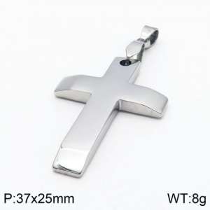 Stainless Steel Cross Pendant - KP82689-Z