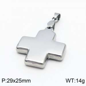 Stainless Steel Cross Pendant - KP82690-Z