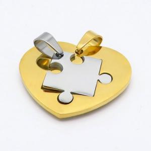 Stainless Steel Lover Pendant - KP84012-SS