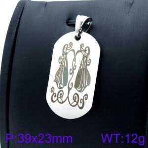 Stainless Steel Popular Pendant - KP93318-Z