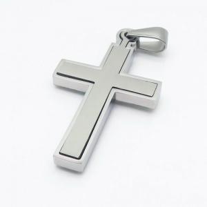 Stainless Steel Cross Pendant - KP93343-HR