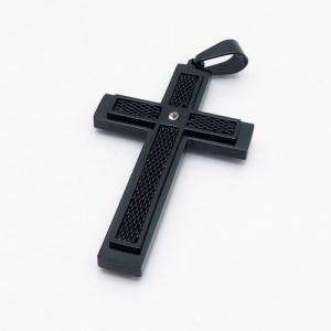 Stainless Steel Cross Pendant - KP93346-HR